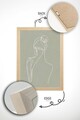 Tablou decorativ (3 Pieces), Artsyclct13, MDF, Multicolor