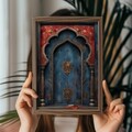 Tablou decorativ, GE116-L, Lemn, Multicolor