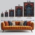 Tablou decorativ, GE116-L, Lemn, Multicolor