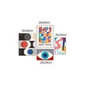 Tablou decorativ MDF (4 Pieces), Mdf, Imprimare digitala, Multicolor