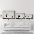 Tablou decorativ, CAM-3000, Dimensiuni: 46 x 72 cm, Multicolor