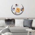 Decoratiune de perete, Haiyang 2, Dimensiuni: 70 x 62 x 4 cm, Multicolor