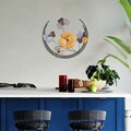 Decoratiune de perete, Haiyang 2, Dimensiuni: 70 x 62 x 4 cm, Multicolor