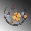 Decoratiune de perete, Haiyang 2, Dimensiuni: 70 x 62 x 4 cm, Multicolor