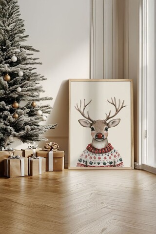 Tablou decorativ, Nwyearsngmdl42, MDF, Multicolor