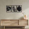 Decoratiune de perete, Cincuenta, Dimensiuni: 104 x 46 cm, Negru