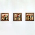 Tablou decorativ (3 Pieces), UKZM064, Imprimat UV, Multicolor