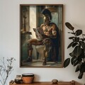 Tablou decorativ, HUM061, Cadru: 100% MOLID, Multicolor
