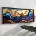 Tablou decorativ, EMR044, Lemn, Multicolor