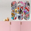 Tablou decorativ MDF (3 Pieces), 3KY3792, Imprimat UV, Multicolor