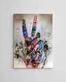Tablou decorativ, WY350 (50 x 70), Canvas imprimat, Multicolor