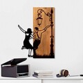 Decoratiune de perete, La La Land, Lățime: 42 cm, Nuc / Negru