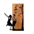 Decoratiune de perete, La La Land, Lățime: 42 cm, Nuc / Negru