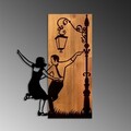 Decoratiune de perete, La La Land, Lățime: 42 cm, Nuc / Negru