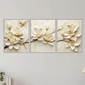 Tablou decorativ MDF (3 Pieces), Mdf, Imprimare digitala, Multicolor