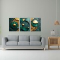 Tablou decorativ MDF (3 Pieces), Mdf, Imprimare digitala, Multicolor