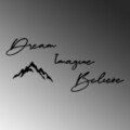 Decoratiune de perete, Dream Imagine Belive, Dimensiune: 47 x 16 cm (1 bucată), Negru