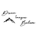 Decoratiune de perete, Dream Imagine Belive, Dimensiune: 47 x 16 cm (1 bucată), Negru