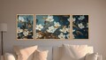 Tablou decorativ (3 Pieces), Huhu312, Lemn masiv (Grosime: 2 cm, Multicolor