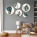 Tablou decorativ (5 Pieces), Iaht-22, Dimensiuni: 43,5 x 43,5 cm (1 bucată), Multicolor