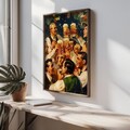 Tablou decorativ, HUM072, Cadru: 100% MOLID, Multicolor