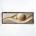 Tablou decorativ, EMR065, Lemn, Multicolor