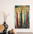 Tablou decorativ, YNS-1046-70 x 100, Lemn, Multicolor