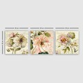 Set 3 tablouri decorative, pmdr45, Cadru: 100% LEMN (grosime: 3 cm), Multicolor