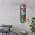 Tablou decorativ, Lady Skull, Dimensiune: 20 x 80 cm, Multicolor
