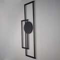 Decoratiune de perete, Trident, Dimensiune totală: 32 x 85 cm, Negru