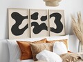 Tablou decorativ (3 Pieces), Huhu199, Lemn masiv (Grosime: 2,5 cm, Multicolor