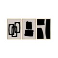Tablou decorativ (3 Pieces), Huhu236, Lemn masiv (Grosime: 2 cm, Multicolor