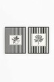 Tablou decorativ (2 Pieces), Czgl5-50 x 70, Lemn masiv (Grosime: 2,5 cm, Multicolor