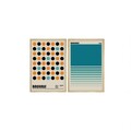 Tablou decorativ (2 Pieces), Huhu249, Lemn masiv (Grosime: 2 cm, Multicolor