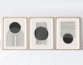 Tablou decorativ (3 Pieces), Huhu213, Lemn masiv (Grosime: 2,5 cm, Multicolor