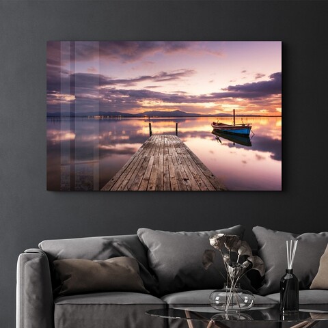 Tablou decorativ, OGLS-1115, Dimensiuni: 70 x 110 cm, Multicolor