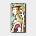 Tablou decorativ, DKY21398524_50120, Lemn (Grosime: 3 cm, Multicolor