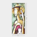 Tablou decorativ, DKY21398524_50120, Lemn (Grosime: 3 cm, Multicolor