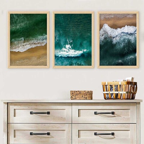 Tablou decorativ (3 Pieces), 3NTC_320388_3545, Polistiren (Grosime: 2 cm, Multicolor