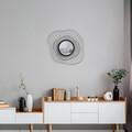 Oglinda decorativa, Euro Flora WM-015, Dimensiuni: 69 x 8 x 60 cm, Negru
