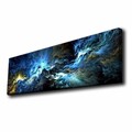 Tablou decorativ cu lumina LED, 3090KTLGDACT, 30 x 90 cm, Multicolor