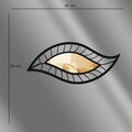Oglinda decorativa, Ozgl513, Partea de jos: 100% EVA (Grosime: 10 mm, Auriu
