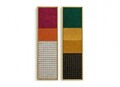 Tablou decorativ (2 Pieces), Huhu743, Aluminiu, Multicolor