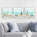 Tablou decorativ (3 Pieces), Dr9009, Lemn (Grosime: 3 cm, Multicolor