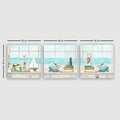 Tablou decorativ (3 Pieces), Dr9009, Lemn (Grosime: 3 cm, Multicolor