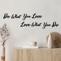 Decoratiune de perete, Do Love Love Do, Dimensiune: 14 x 11 cm (1 bucată), Negru