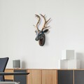 Decoratiune de perete, Deer, Dimensiuni: 26 x 38 x 17 cm, Multicolor