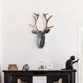 Decoratiune de perete, Deer, Dimensiuni: 26 x 38 x 17 cm, Multicolor