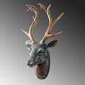 Decoratiune de perete, Deer, Dimensiuni: 26 x 38 x 17 cm, Multicolor