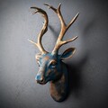 Decoratiune de perete, Deer, Dimensiuni: 26 x 38 x 17 cm, Multicolor